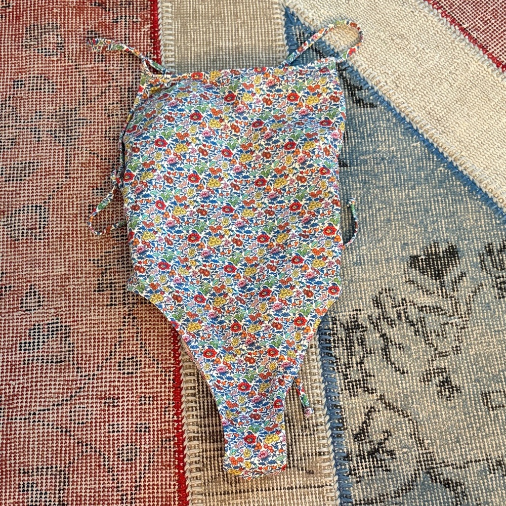 J. Crew Floral One Piece Swimsuit Size 0